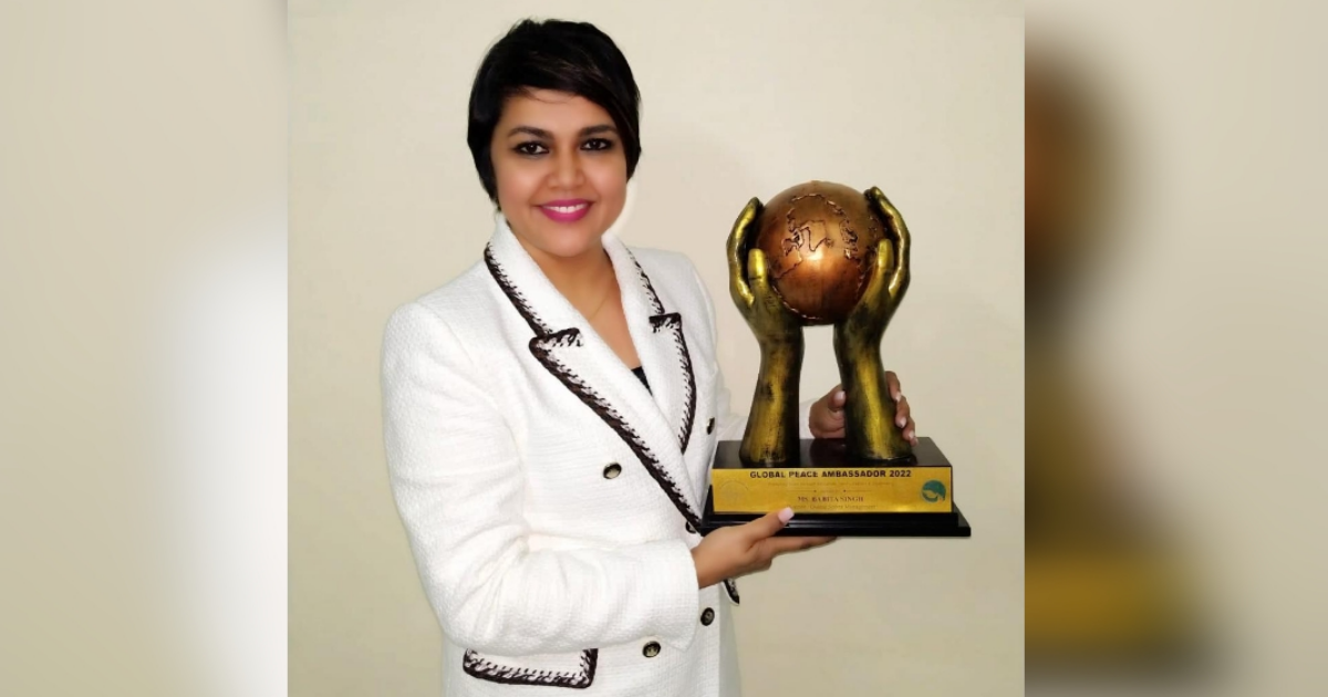 Babita Singh Named As the New Global Peace Ambassador 2022